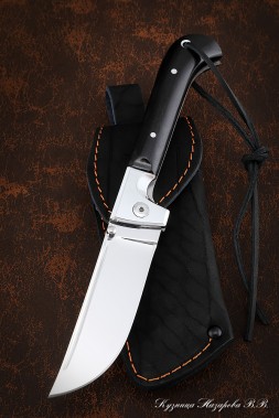 Folding knife Pchak large steel H12MF lining Black hornbeam