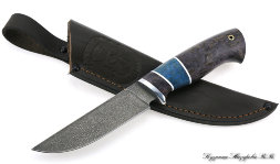 Нож Штык ХВ-5 стабилизированная карельская береза (синяя+фиолетовая)