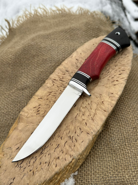 Нож &quot;Кардинал-2&quot; сталь х12мф, рукоять карельская береза красная (распродажа) 