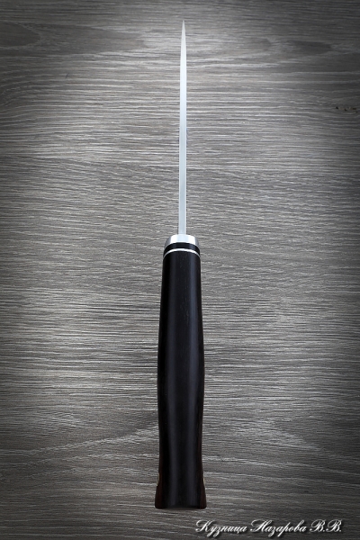 Knife Traveler steel M390 handle black hornbeam