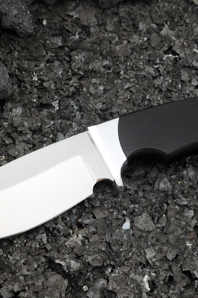 Knife Marine S390 handle black hornbeam