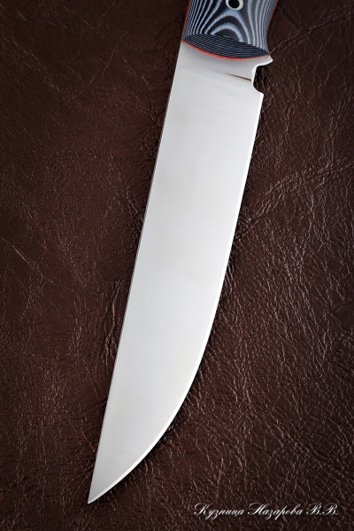 Knife Zasapozhny all-metal ELMAX mikarta white (Sicac)