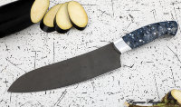 Knife Chef No. 11 steel H12MF handle acrylic blue