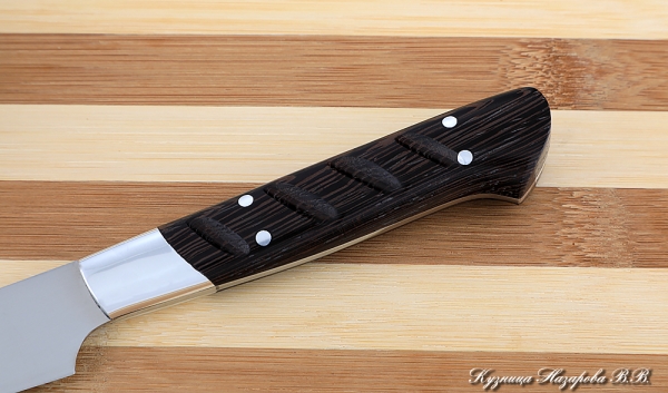 Кухонный нож Шеф овощной сталь 95х18 рукоять венге