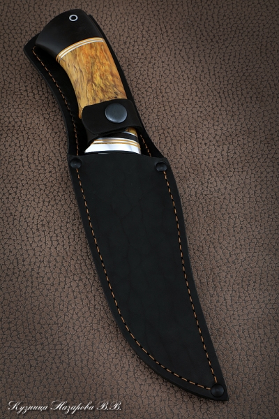 Knife Puma 2 H12MF Karelian birch amber black hornbeam