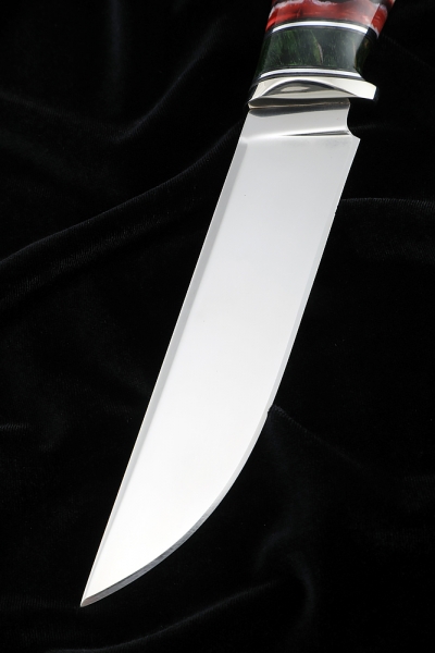 Нож Овод S390, карельская береза зеленая, зуб мамонта (New)
