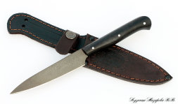 Нож Шеф-Повар №8 Х12МФ черный граб