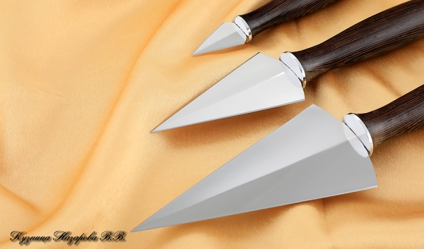 Набор ножей для просфоры 95Х18 венге 2