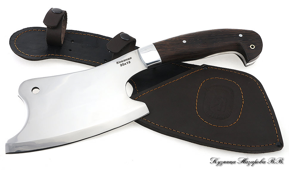 Тяпка 1 95Х18 цельнометаллическая венге