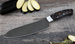 Knife Chef No. 11 steel H12MF handle acrylic brown