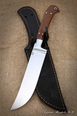 Uzbek all-metal knife M390 textolite