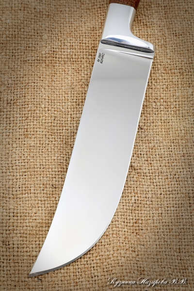 Uzbek all-metal knife M390 textolite