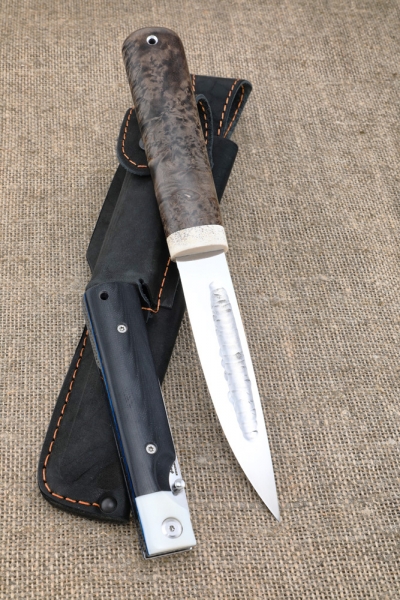 Набор якутских ножей в одном чехле сталь Х12МФ