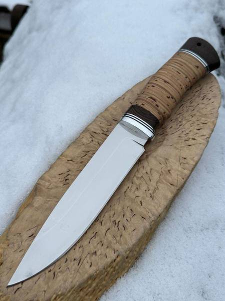 Нож &quot;Овод&quot; сталь х12мф, рукоять береста (распродажа) 