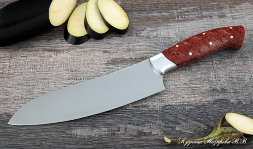 Knife Chef No. 11 steel 95h18 handle acrylic red
