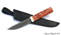 Knife Yakut small H12MF dola Karelian birch