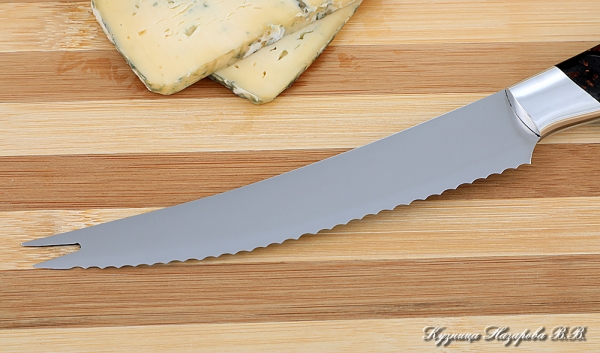 Knife Chef No. 4 steel 95h18 handle acrylic brown